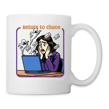 Retour au Chaos - Mug blanc - blanc - Droite