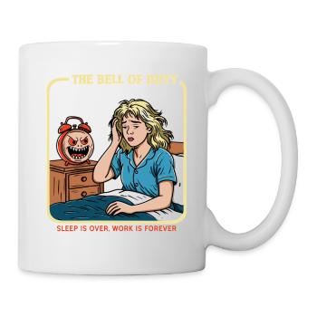 La cloche du devoir - Mug blanc - blanc - Droite