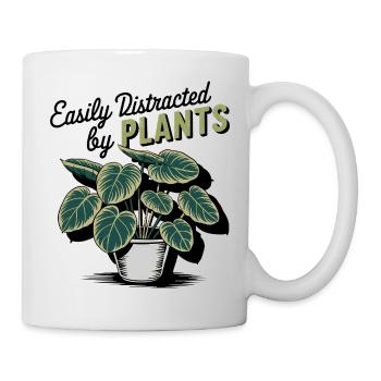 Botanical Plant Pot Illustration - Mug - white - Right