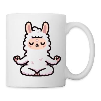 Pastel Zen Alpaca - Mug - white - Right
