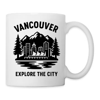 vancouver silhouette - Tasse - Weiß - Rechts