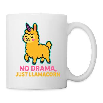 Llamacorn - No Drama, Just Llamacorn - Mug - white - Right