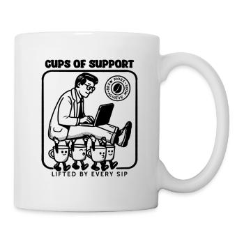 Coupes de soutien - Mug blanc - blanc - Droite