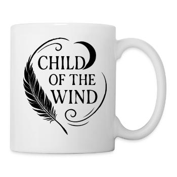 Child of the Wind -Spirit T-Shirt mit Freiheit - Tasse - Weiß - Rechts