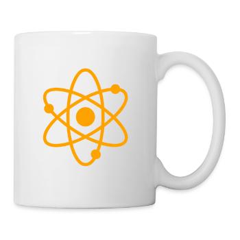 Proton Positiv Denken Atom Grafik - Tasse - Weiß - Rechts