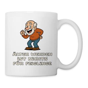 Vieillir Humour audacieux - Mug blanc - blanc - Droite