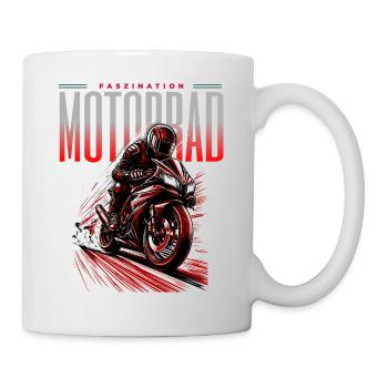 Faszination Motorrad – Racing Power Design - Tasse - Weiß - Rechts