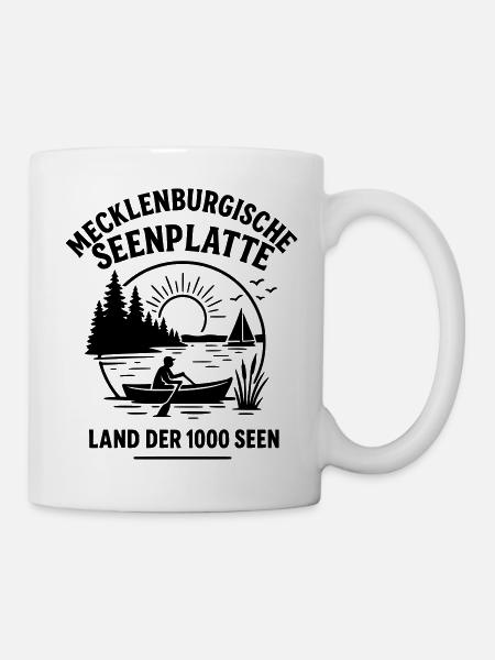 mecklenburgische seenplatte - Tasse - Weiß