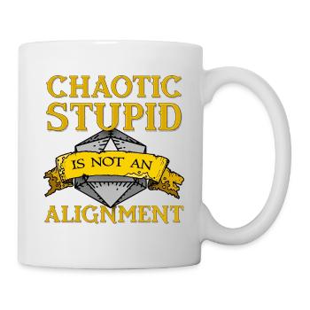Chaotic Stupid Alignment - Mug - white - Right