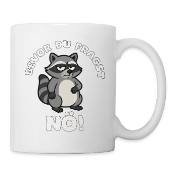 Before you ask: Lower Austria Raccoon - Mug - white - Right