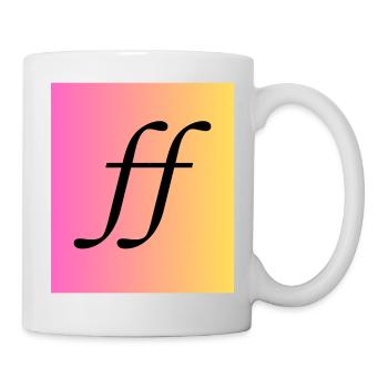 Fortissimo - Music Monogram Gradient - Mug - white - Right