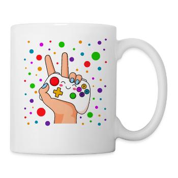 Peace Sign Controller Pop - Mug - white - Right
