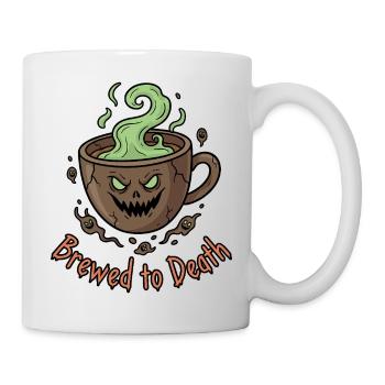 Brewed to Death - Mug - white - Right