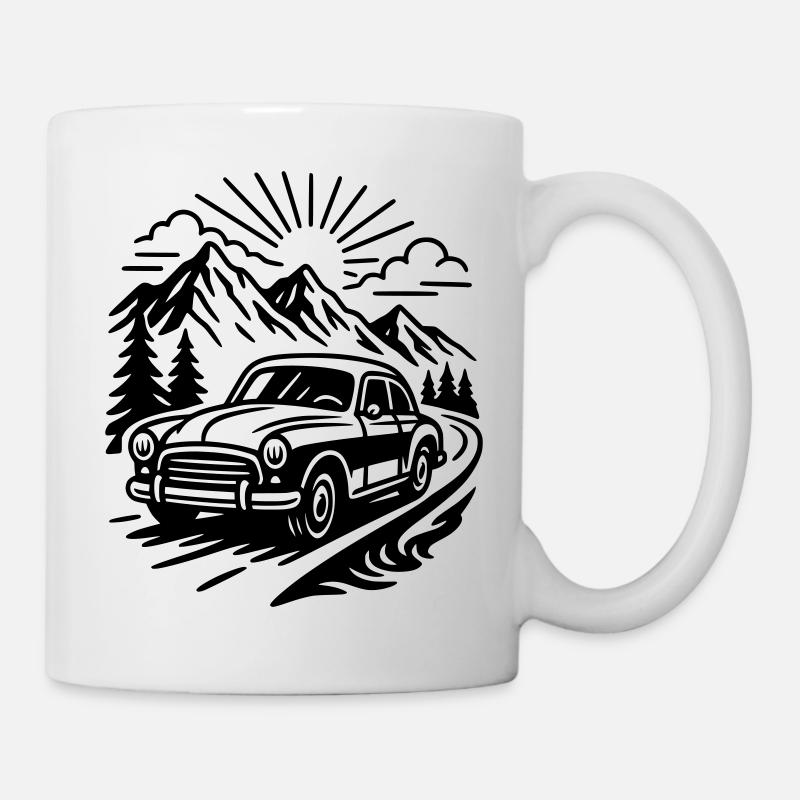 Voiture de collection - Mug blanc - blanc