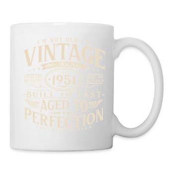1951 Vintage Vintage Cadeau d’anniversaire - Mug blanc - blanc - Droite