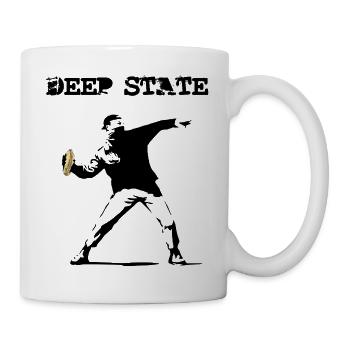 DEEP STATE PRESENTS - OUR AGENT IN ACTION - Tasse - Weiß - Rechts