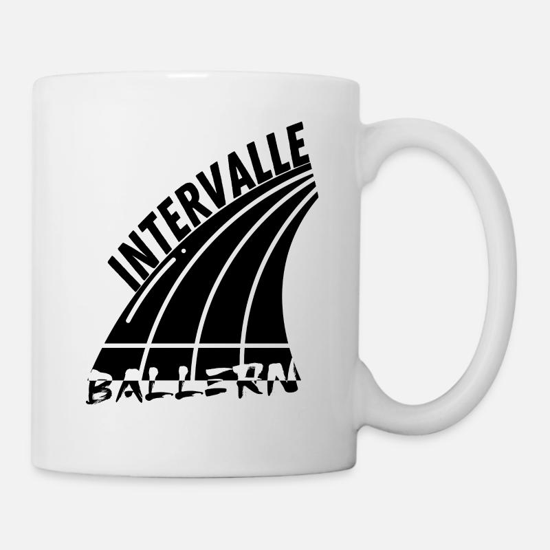 Vitesse sans limites. Les intervalles vous rendent rapide - Mug blanc - blanc