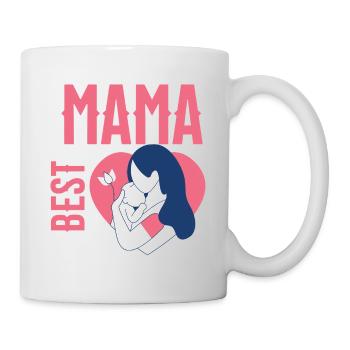 Mama Best Heart Love - Mug - white - Right