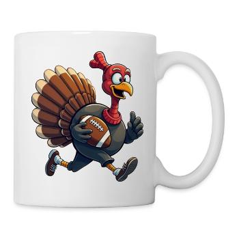 Thanksgiving Football Turkey - Mug - white - Right