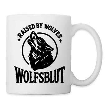 Wolfsblut Wolf Rudel Wolfspack Wölfe loyal Jagd  - Tasse - Weiß - Rechts