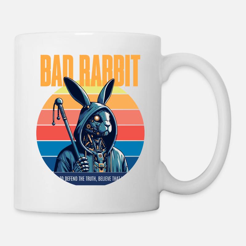Bad Rabbit - Tasse - Weiß