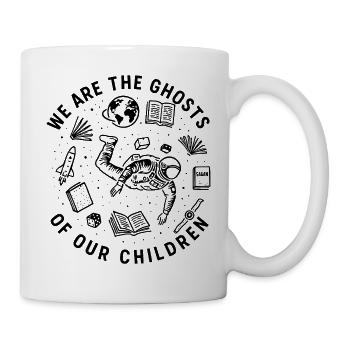 Über Galaxien und Zeit hinweg - Tasse - Weiß - Rechts