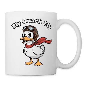 Quack Pilot Flying Adventure - Mug - white - Right