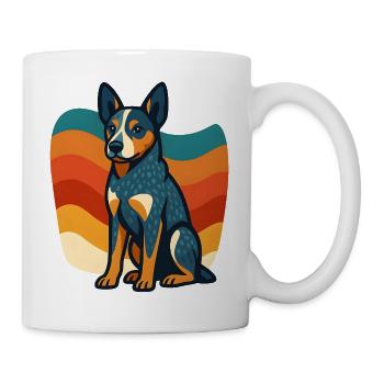 Australische Rinder starben in Bändern - Tasse - Weiß - Rechts