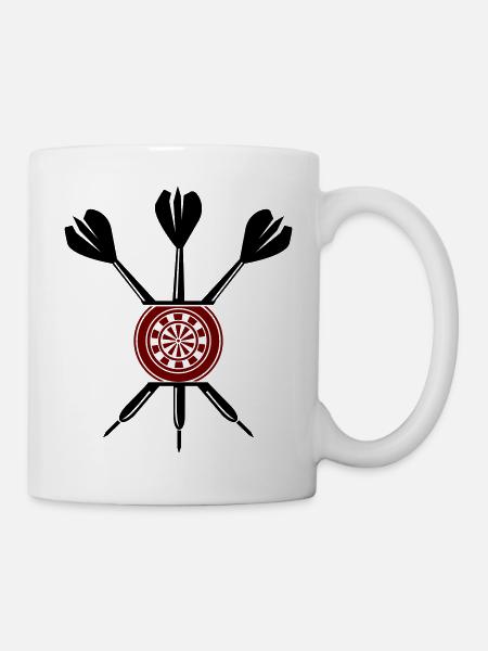 Dart Darts - Tasse - Weiß
