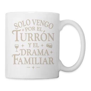 Nougat et drame familial - Mug blanc - blanc - Droite