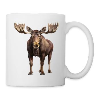 Elch - Tasse - Weiß - Rechts