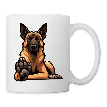 Berger Belge Malinois Propriétaire Malinois - Mug blanc - blanc - Droite