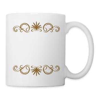 Lustiges Zitat Perceval - Tasse - Weiß - Rechts