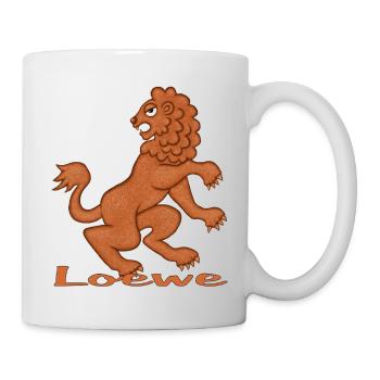 Signe du zodiaque Lion - Mug blanc - blanc - Droite