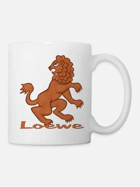 Sternzeichen Löwe - Tasse - Weiß