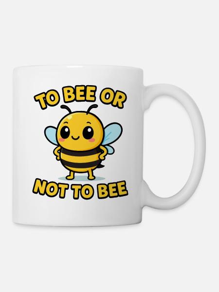 Biene oder nicht Biene - Tasse - Weiß