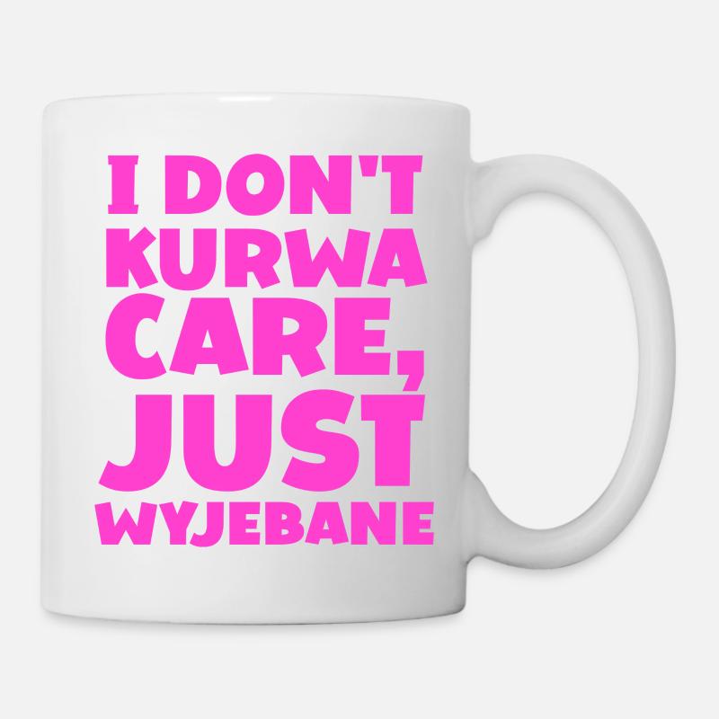 Je ne me contente pas... Soin - Mug blanc - blanc