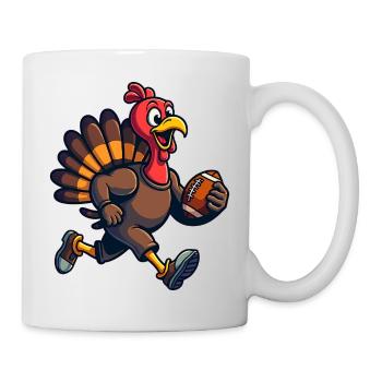 Thanksgiving Football Turkey - Mug - white - Right