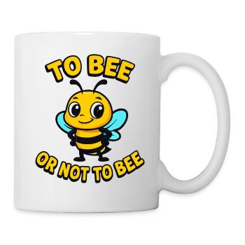 Biene oder nicht Biene - Tasse - Weiß - Rechts