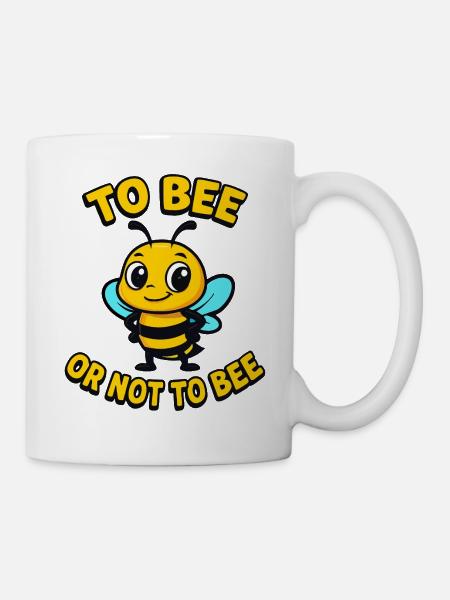 Biene oder nicht Biene - Tasse - Weiß