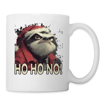 Ho Ho No Weihnachts Faultier - Tasse - Weiß - Rechts