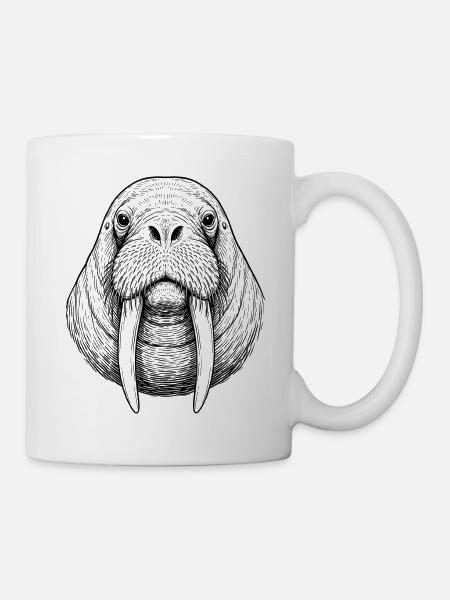 Walross - Tasse - Weiß