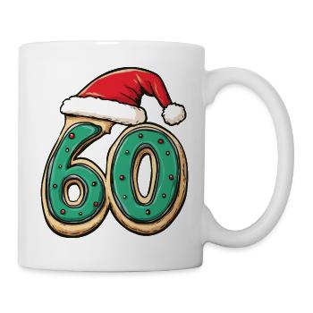 60 Number Biscuit Christmas - Mug - white - Right