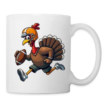 Thanksgiving Football Turkey - Mug - white - Right