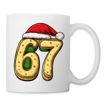 67 Number Biscuit Christmas - Mug - white - Right