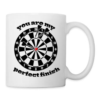 Darts in love - Mug - white - Right