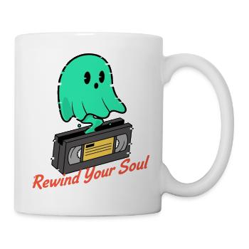 Geist Kassette Rewind Your Soul - Tasse - Weiß - Rechts