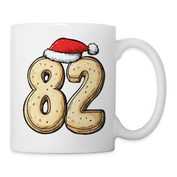 82 Number Cookie Christmas - Mug - white - Right