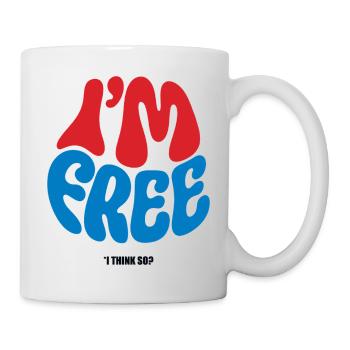 I'M FREE #1 - let's talk - Mug blanc - blanc - Droite