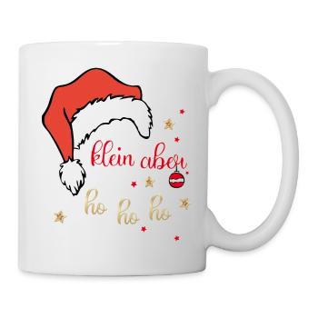 Klein aber Ho Ho Ho Weihnachten - Tasse - Weiß - Rechts